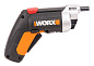 Отвертка аккумуляторная WORX WX252 4V XTD + ЗУ+ Набор бит (10шт)