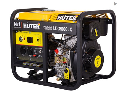 Электрогенератор дизельный LDG 5000LX Huter
