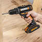 Дрель-шуруповерт аккумуляторная WORX WX101.9, 20В, без АКБ и ЗУ