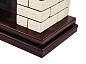 Портал Bricks 30 камень бежевый, шпон темный дуб