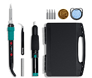 Цифровая мини-паяльная станция в кейсе KRAFTOOL KS-15