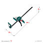 Пистолетная струбцина KRAFTOOL Extrem 450/95