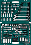 Набор инструмента KRAFTOOL X Drive, 216 предм., (1/2″+3/8″+1/4″)