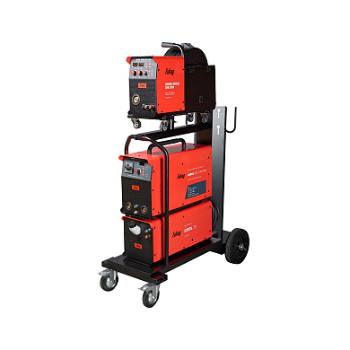 Сварочный инвертор полуавтомат FUBAG INMIG 500T DW SYN c DRIVE INMIG DW, блоком охлаждения и тележко