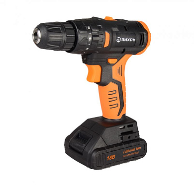 Дрель-шуруповерт Вихрь ДА-18Л-2К/Б (бесщеточный двигатель)