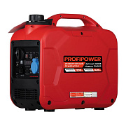 Инверторный бензиновый генератор PROFIPOWER P1400iS (1.2/1.4 кBт,220B,50Гц,12B,медная)