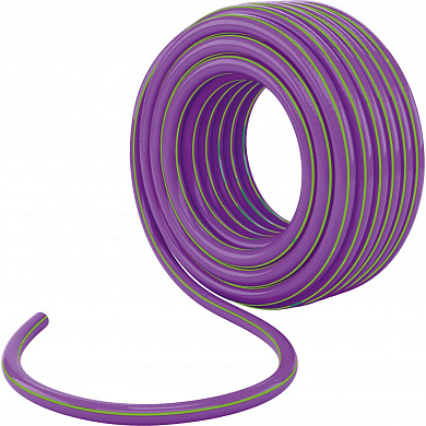 Шланг поливочный армированный трехслойный 3/4, серия Violet, 25 м Palisad