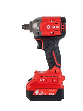 Гайковерт аккумуляторный бесщеточный KEN BL7522-40R (2х4.0Ач, 650Нм, З/У, сумка)