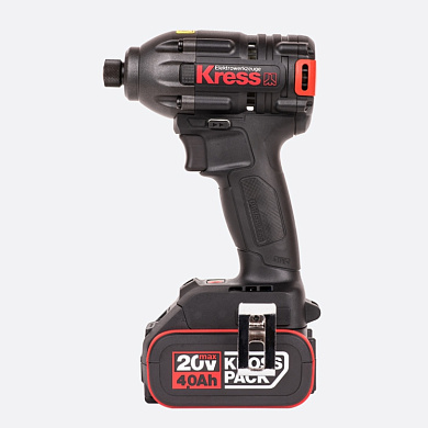 Винтоверт аккумуляторный бесщеточный KRESS KU290, 20В, 230 Нм, 4Ач х2, ЗУ, кейс
