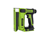 Степлер акк. Greenworks G24CS10, 24V, 60 уд/мин, скобы Т53, гвозди Т47, без АКБ и ЗУ
